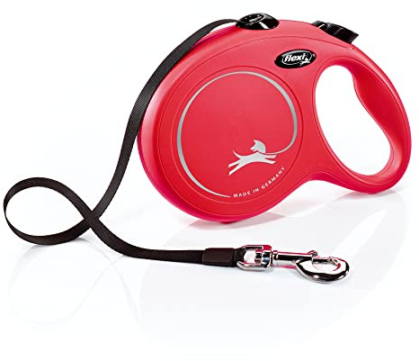 Flexi New Classic Tape Retractable Leash, Red, Large/26'