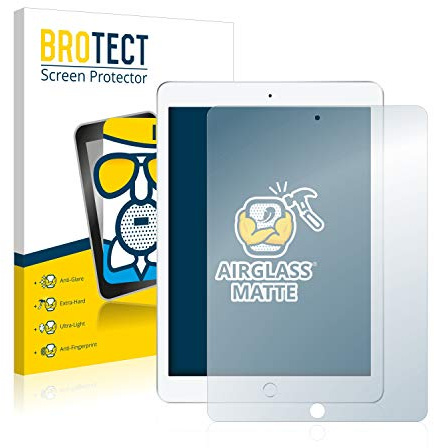 BROTECT Lámina Cristales para Apple iPad 9.7 2017 | (5a. Gen.) Mate Protección Pantalla Made in Germany Tablets Anti-Reflejos Dureza 9H Anti-Arañazos