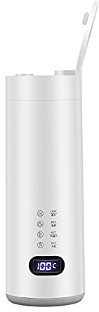 Bouilloire Électrique En Acier Inoxydable, Tasse À Eau Chaude Électrique, 4 Niveaux De Température Réglables, Mise Hors Tension Automatique Lors De L’ébullition De L’eau, Blanc Et Rose (2 Pièces)