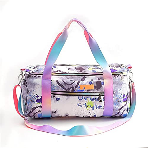 YANYUESHOP Reisetasche Aufbewahrungstasche Sport Fitness Yoga Tasche Große Kapazität Handtasche Umhängetasche Damen Gepäcktasche (Color : B, Size : 44 * 22 * 24cm)