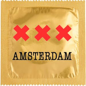 Lustiges Kondom - Holland - aus Latex - dünn und strapazierfähig - bedruckt in Frankreich - Lustiges Verdeck für Herren - Originelle Überraschung