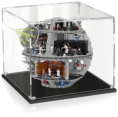 Acryl Schaukasten Vitrine Kompatibel Mit LEGO Todesstern 75159, Vitrine Schaukasten Staubdicht Showcase Display Case für Lego 75159 (Ohne Modell Kit)