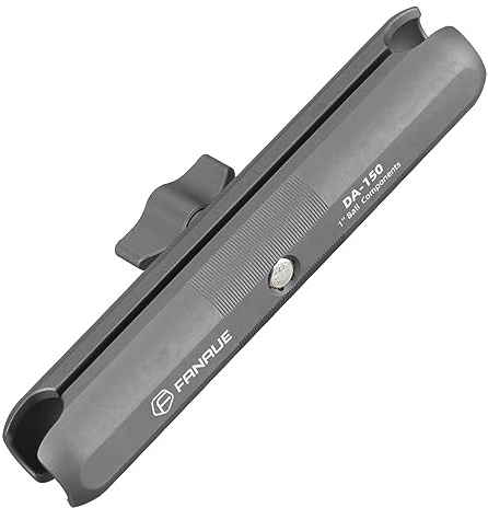 FANAUE Alluminio 6 Braccio a Doppia Presa compatibile con RAM Mounts B Taglia 1 Pollice Palla Assembly e bicicletta moto Porta cellulare, collega qualsiasi dispositivo con testa sfera da 1