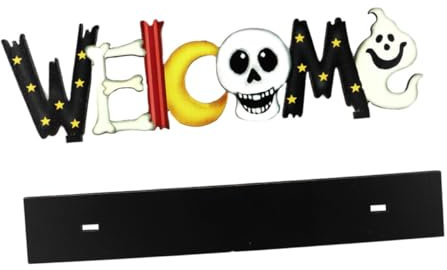 DEARMAMY 1Stk Halloween-Ornamente Hausschmuck Innendekoration Wohnkultur esstisch Party-Szenen-Dekor holzbuchstaben Design dekor Kalender Requisiten Nachrichtentafel Dekorationen schmücken