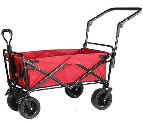 CCYENG Trolley Cart Klappbarer Mehrzweckwagen Campingwagen Mit 4 Rädern Gartenwagen Tragbarer Angelwagen Für Den Außenbereich Für Picknick Strand Campingwagen Gartenw