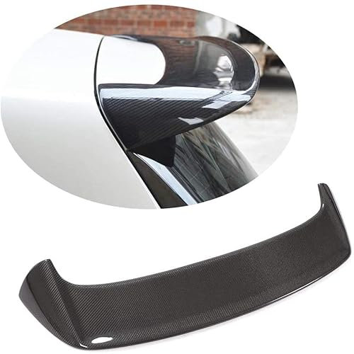 Heckspoiler Flügel Lippe für Golf 6 Base Comfortline Hatchback 4-Door 2010-2013,Dachspoilerflügel Heckspoiler,Carbon Fiber Style