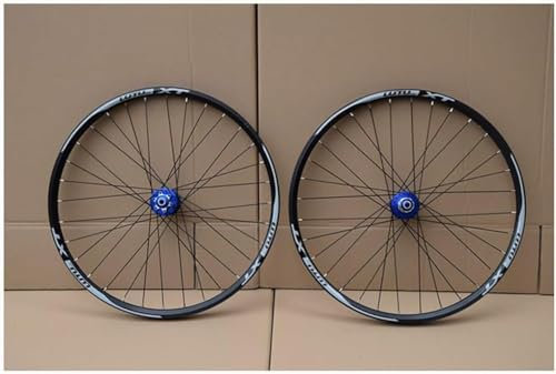 FURAHI 24/26/27.5/29 Zoll Mountainbike Laufradsatz, 8-11 Geschwindigkeit Kassette, Schnellverschluss Laufräder, Vorder/Hinterrad, 32H Scheibenbremse.,B,24inch