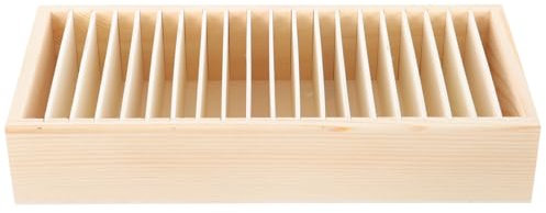 NUOBESTY Holz-aufbewahrungsbox Für Geschenkband Bastelbandhalter Aufbewahrungskiste Mit Band-organizer Praktisch Für Seile Und Bänder