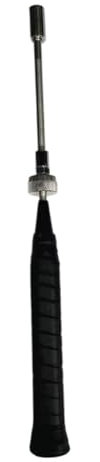 rockible Badmintontrainer, professioneller Badminton-Trainingsschläger, Schwarz