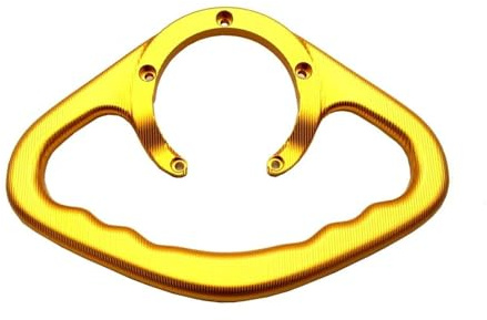 HATSVTGR Motorrad-Haltegriffe Motorrad-Beifahrerhandgriffe, Handgriffe, Tankhaltegriffe, Armlehnen Für Kawasaki ZX-6R 2000-2019 03 04 05 06 07 08 09-12 13-18 Motorrad-Armlehnen-Handgriff(Gold)