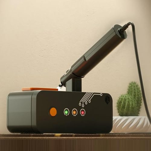 UIHECTA Cuchillo de Corte por Ultrasonidos 30W, Cuchillo de Corte por Ultrasonidos Portátil con 25 Cuchillas de Repuesto, Vibración 31kHz, 3 Modos Ajustables, 5-35°C, para Cortar Acrílico, PVC