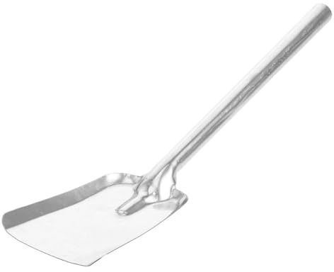 VALICLUD Pelle à Charbon en Fonte Épaisse Grosse Taille Pelle à Cendres pour Cheminée et Barbecue Outil de Nettoyage Polyvalent pour Poêles et Jardin Ergonomique pour Entretien du Feu