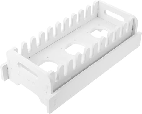 Gatuida Soporte de Carga para Teléfonos Móviles con Ventilación, Base Antideslizante para 10 Dispositivos, Organizador de Estación de Carga para Escritorio en Oficina y Aula