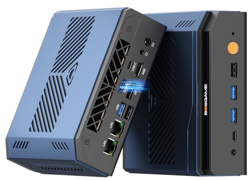 BOSGAME VTA-439 Mini PC, AMD Ryzen AI 9 HX 470, Radeon 890M, 32GB DDR5, 1TB | USB4, OCuLink, Double LAN 2.5G, Wi-Fi 7 - Ideal IA Locale, LLM, Developpement, Montage Video