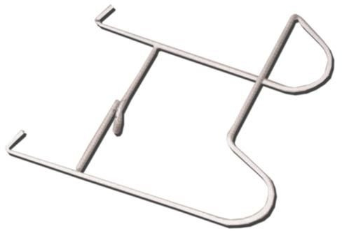 Urinbeutelhalter aus Metall - Halterung für Urinbeutel Sekretbeutel