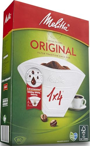 Melitta papier Filtre à Café, Blanc