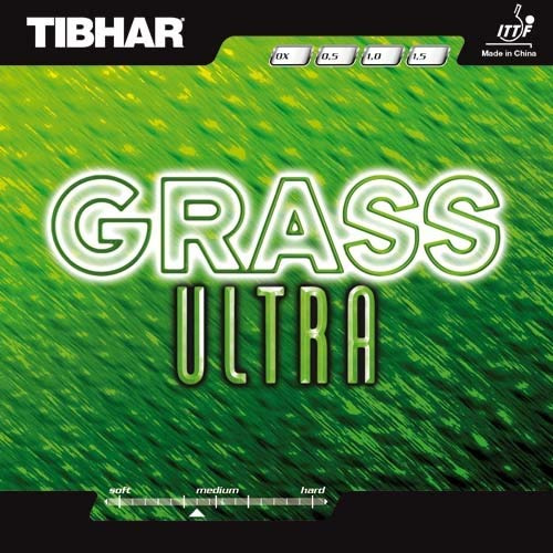 Tibhar Belag Grass Ultra (Langnoppe) Optionen 1,0 mm, rot