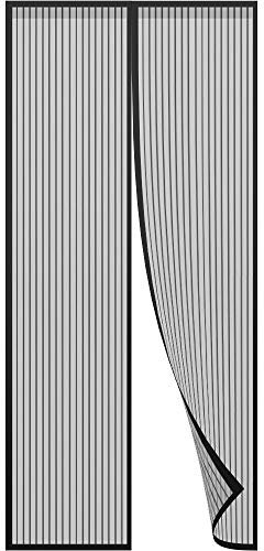 St @ Llion Magnetisch Bildschirm Door-Mosquito Netz Türvorhang - Schwarz