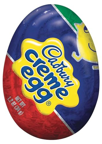 Easter Creme Egg Pack of 48 Chocolate Candy Eggs With Fundant Creme Filling - (Large 1.2 oz) Eggs In A Box By Tundras Perfect Basket and Gift Filler
