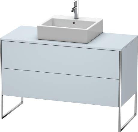 Duravit Meuble sous-lavabo XSquare 120,0 x 54,8 cm, 2 tiroirs, XS492203636, Couleur: Blanc