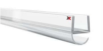 KRAUS Premium Duschdichtung DD-6 Duschtürdichtung für 8mm Glasstärke à 2000mm in transparenter Optik Duschdichtungen für Duschtüren & Duschkabinen Dichtungen vom Profi