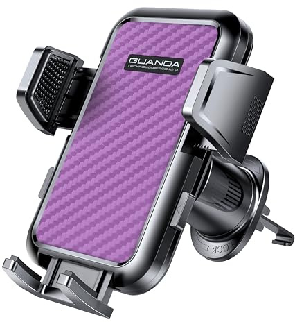 Supporto Telefono Auto Bocchette Aria, Porta Cellulare Auto Aggiornamento Clip Gancio, Porta Telefono Auto Ruotabile 360°, Portacellulare Auto Universale Per Samsung A55 A35 A25 A15 5G Smartphones