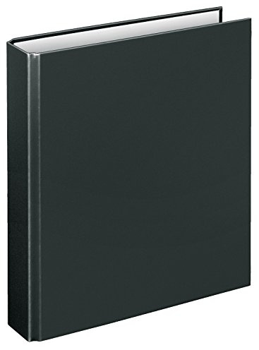 VELOFLEX - Ringordner Basic, Ringbuch, Ordner, DIN A5, 2-Ring-Mechanik, 196 x 230 x 30 mm, Karton (5 Stück, schwarz)