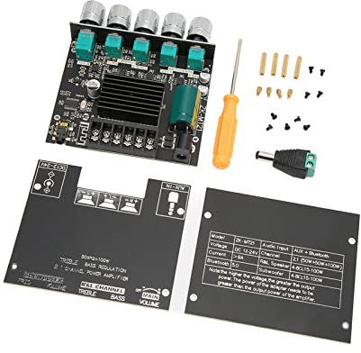 Módulo Amplificador de Potencia Digital Bluetooth 50W 50W 100W 2,1 Canales Subwoofer Placa Amplificadora de Potencia de Sonido