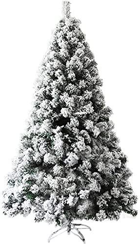 Weihnachtsbäume, schneebedeckter Weihnachtsbaum, Heimdekoration aus weißem Metall, Kiefer, künstlicher Ständer, einfach aufzubauender Weihnachtsbaum (Farbe: Weiß; Größe: 240 cm (8 Fuß)) (Weiß 90 cm