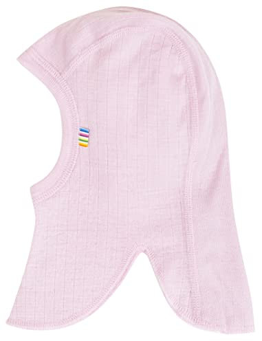 Joha Baby Kinder Unisex Schalmütze Balaclava aus Reiner Merino-Wolle, Größe:41, Farbe:Prime Rose