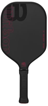 Wilson Blaze Series Pickleball-Paddel, Griffgröße 6,4 cm, Schwarz/Rot