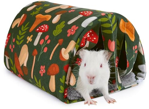 Unicorn Catcher Washable Guinea Pig Tunnel with Curtains for Small Animals