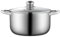 ABOOFAN 1Pieza Olla de Sopa Inoxidable con Tapa de Potente y Práctica para Cocinas de Inducción Gran Capacidad y Resistencia Altas