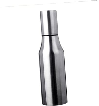 Cabilock Bottiglia D'olio Distributore Di Olio Per Pentole Per Condimenti Decanter Per Olio D'oliva Contenitore in Acciaio Inossidabile Utensili Da Cucina Stile Europeo