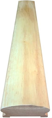 Pasamanos de madera con kit completo, balaustres de husillo de escaleras interiores, pasamanos para balcón, hogar y poste de barandilla para uso en interiores