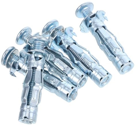 MUCKLILY 5pezzi Ancoraggi Parete Hollow Wall Viti Di Espansione Per Cartongesso e Piastrelle Ancoraggi Per Muri in Facile Installazione e Durabilità