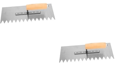 OSALADI 2pcs Plaque De Plâtre Outil Spatule Truelle Mécanique Truelle à Main pour Béton Truelle De Maçonnerie Truelle à Ciment Maçonnerie à La Truelle Béton à La Truelle Acier Carbone