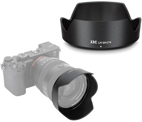 JJC Bayonet ALC-SH174 Lens Hood for Sony FE 20-70mm F4 G（SEL2070G） lens - Replaces for Sony ALC-SH174 Lens Hood - Ф72 mm filter & Lens Cap Supported