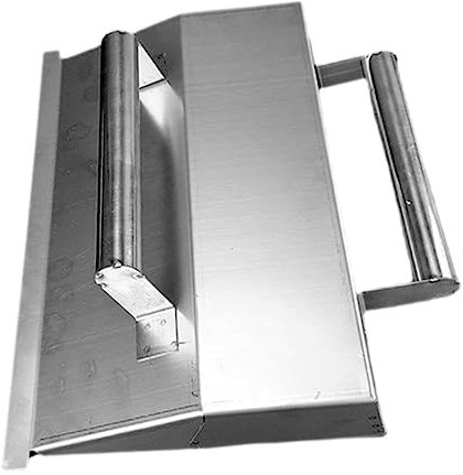 Cazzuola per Finitura Murale in Acciaio Inox, Argento
