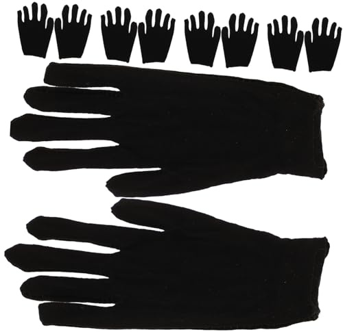 LRXIYODE 12 Pairs Moisturizing Cotton Gloves for Men Medium Protective Work Gloves for Jewelry Handling Gardening Cleaning and Outdoor Manual Tasks and Comfortable Touchscreen Compatible