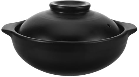 Cabilock Pentola in Argilla con Casseruola Terracotta Resistente al Calore per Cucina Coreana per Zuppe Carne e Piccola Pentola