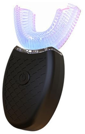 Smilora Die Zahnbürste, die deine Zähne in 45 Sekunden automatisch reinigt Vollautomatische 360° Ultraschallzahnbürste Intelligente U-Form Schallzahnbürste für kabellose Zahnreinigung