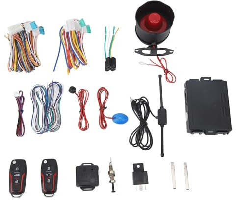 Système D Alarme De Sécurité Pour Voiture Avec Verrouillage Central À Distance Sans Clé Et Immobilisation Vol Au Démarrage Compatible 12V Pour Les Véhicules