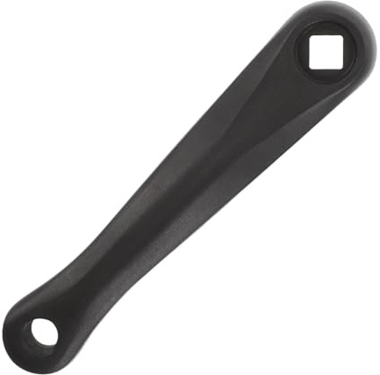 Zerodeko Biela Izquierda De Orificio Cuadrado De Aleación De Aluminio para Bicicletas De Montaña Carretera y Ciudad Repuesto De Bielas para Uso Terrenos Variados