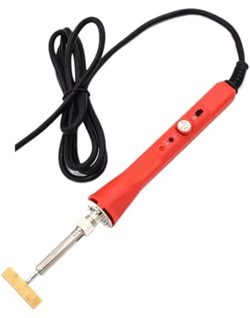 80W Press Welders Pyrography Pen with T Heads Copper Hot Strip Welding Soldering Iron Studios Temperature Adjustable Best Gift(80W)