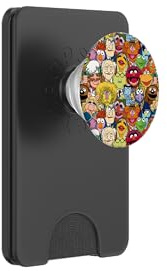 Disney The Muppets Stars of the Muppet Show Pattern PopSockets PopWallet for MagSafe