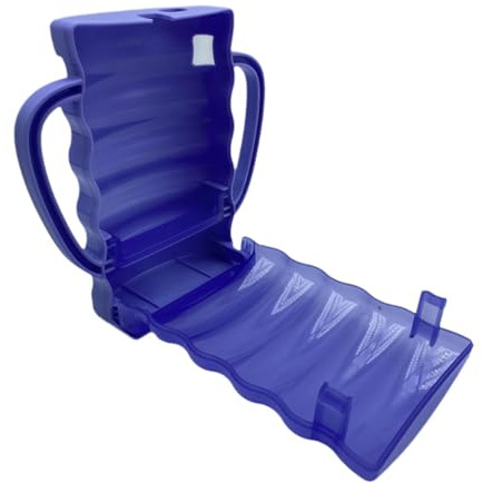 GiaoRosi Porte-Gourde pour Compote Bébé, Résistant et étanche, Idéal pour Prise en Main Facile. Support Anti-écrasement, Violet Clair