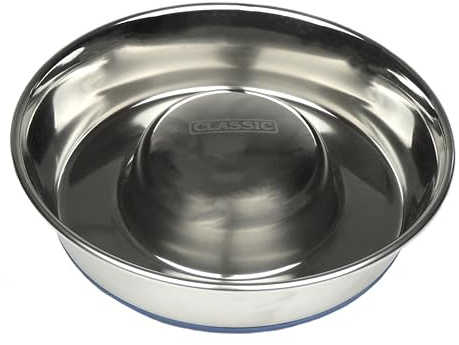 Classic Pet Products Classic Super Premium Steel Slow Feeder, Piccolo, 2600 ml