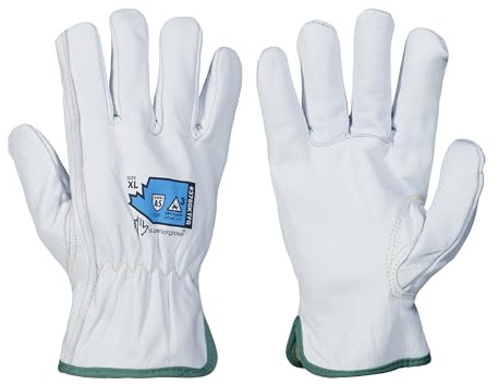 Superior Glove Endura Pro Cut Resistant Leather Safety Work Gloves for Men & Women with Heat and Arc Flash Protection – 378GKTFG Large (Pack of 1 Pair)
