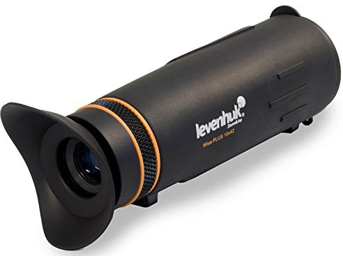 Levenhuk Wise Plus 10x42 Wasserdichtes Fernrohr für Kinder und Erwachsene mit Vollständig Mehrfach Vergüteter BaK-4-Glasoptik für Scharfe und Klare Bilder